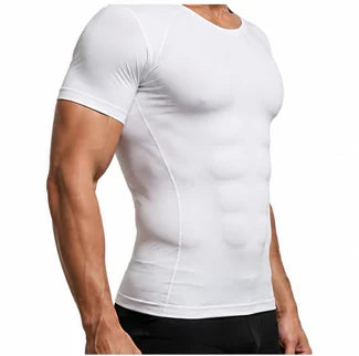 Men’s Muscle Fit Compression T-Shirt – Invisible Body Shaper & Slimming Undershirt