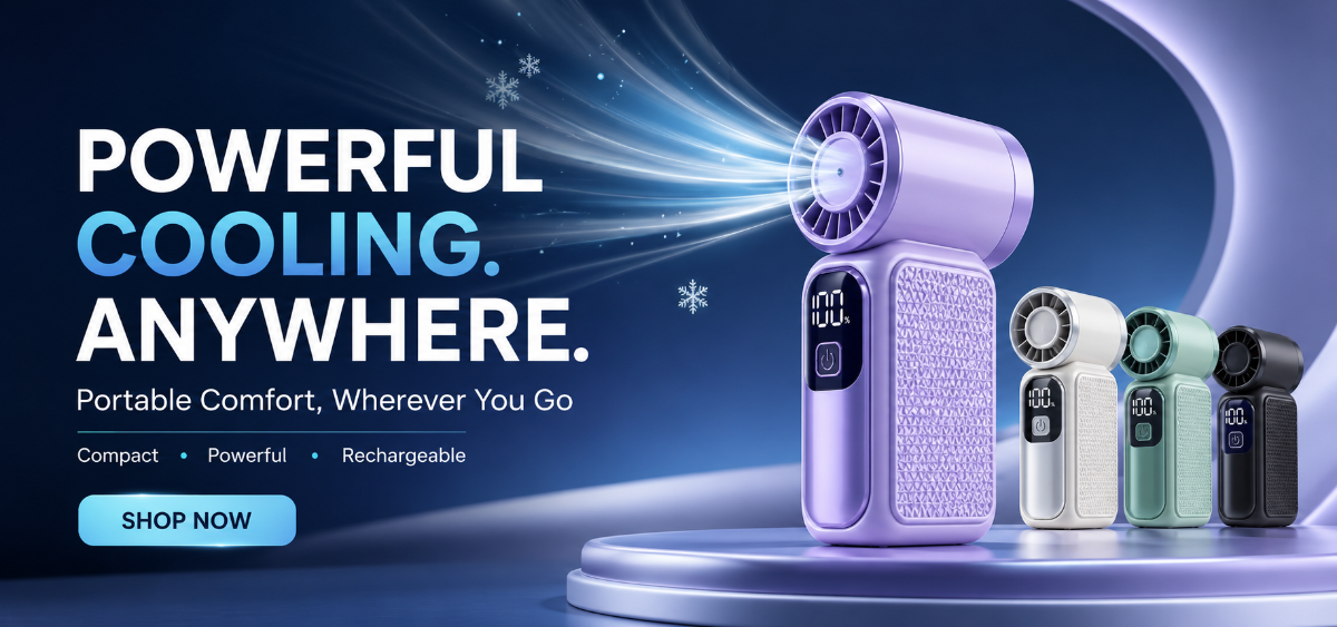 Pocket-Sized Handheld Fan